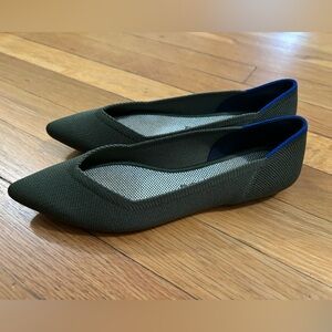 Rothy’s size 6 Olive Green Points